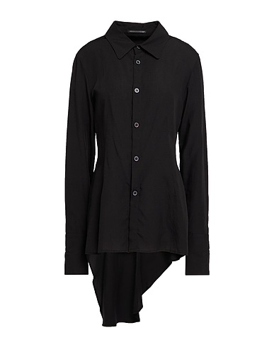 YOHJI YAMAMOTO Solid colour shirts & blouses COLLECTIONS Black 100% Cellulose