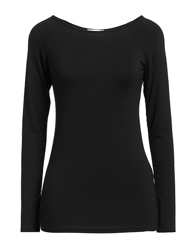 DIXIE T-shirt Nero 94% Viscosa, 6% Elastan