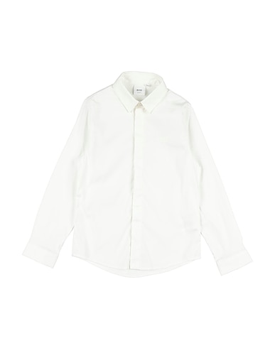 BOSS Solid colour shirt White 77% Cotton, 20% Polyamide, 3% Elastane