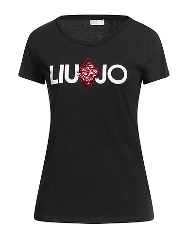 LIU •JO T-shirt Black 100% Cotton