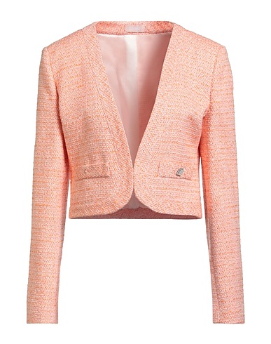LIU •JO Jacket Orange 52% Cotton, 35% Acrylic, 6% Synthetic fibers, 5% Other Fibres, 2% Metallic Polyester
