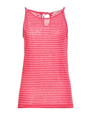 MALÌPARMI Top Red 58% Linen, 42% Viscose