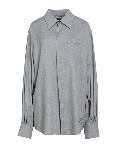 FEDERICO CINA Chemises et chemisiers de couleur unie 70% Modal, 30% Laine