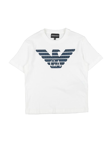 EMPORIO ARMANI T-shirt White 100% Cotton, Polyester