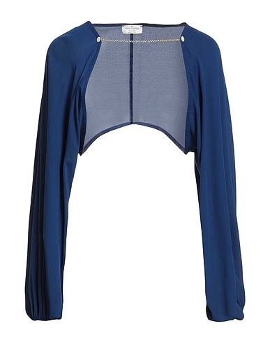 REBEL QUEEN by LIU •JO Shrug Navy blue 100% Polyester