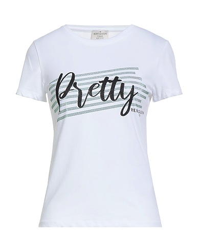 REBEL QUEEN by LIU •JO T-shirt White 94% Cotton, 6% Elastane