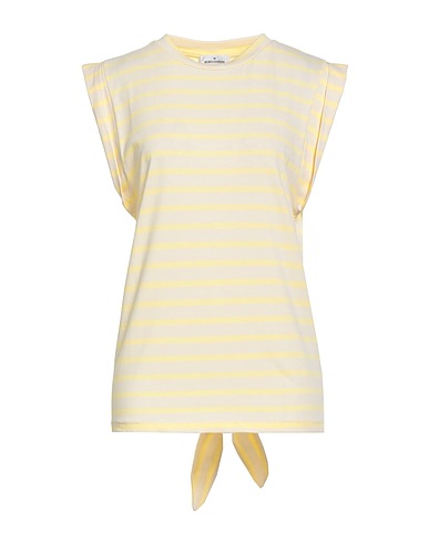 REBEL QUEEN by LIU •JO T-shirt Yellow 95% Cotton, 5% Elastane