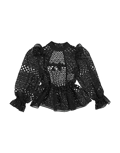 ELISABETTA FRANCHI Top LA MIA BAMBINA Black 100% Polyester