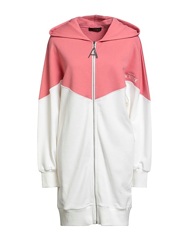 ACTITUDE by TWINSET Hooded sweatshirt Salmon pink 80% Cotton, 20% Polyester, Elastane