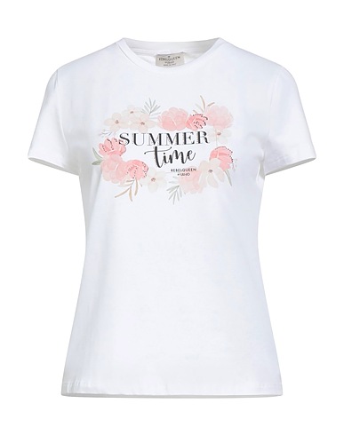 REBEL QUEEN by LIU •JO T-shirt Bianco 94% Cotone, 6% Elastan