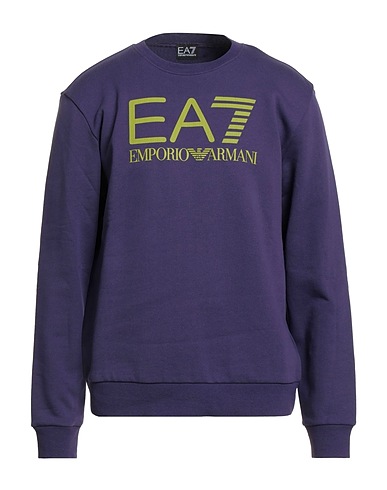 EA7 Felpa Viola 100% Cotone