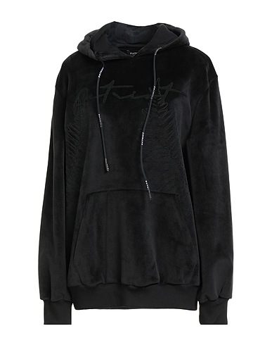 PATRIÒT Hooded track jacket  Black 95% Polyester, 5% Elastane