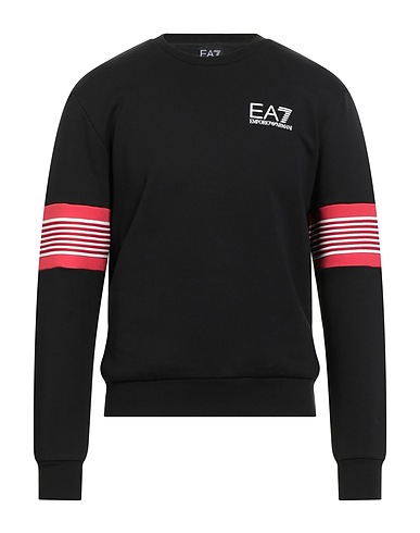 EA7 Sweatshirt Black 85% Cotton, 15% Polyester, Elastane