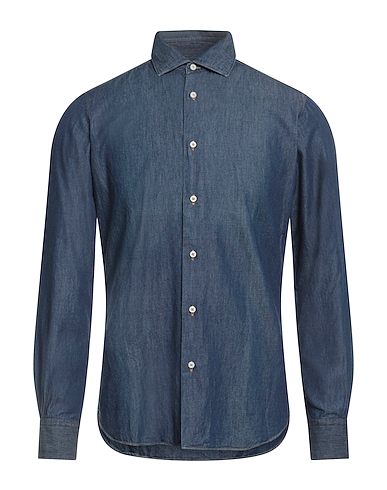 RODRIGO Camicia di jeans Blu 100% Cotone