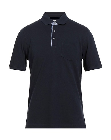 BUGATTI Polo shirt Midnight blue 100% Cotton