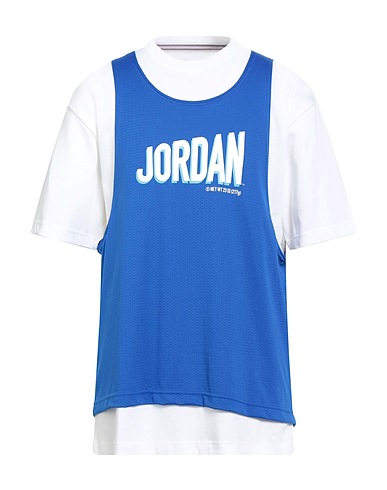 JORDAN T-Shirt Blau 100% Baumwolle, Polyester