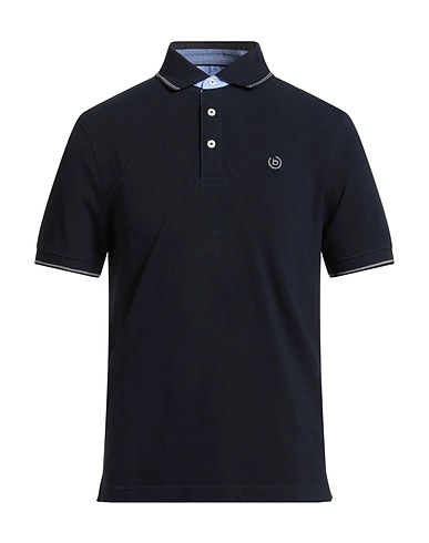 BUGATTI Polo shirt Midnight blue 100% Cotton