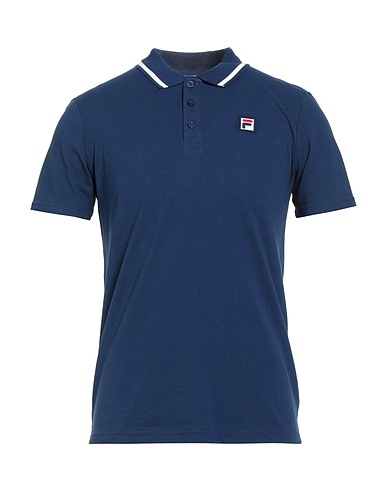 FILA Polo shirt Blue 100% Cotton