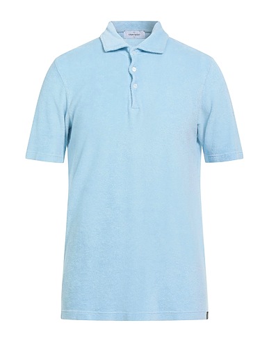 GRAN SASSO Polo Celeste 100% Cotone