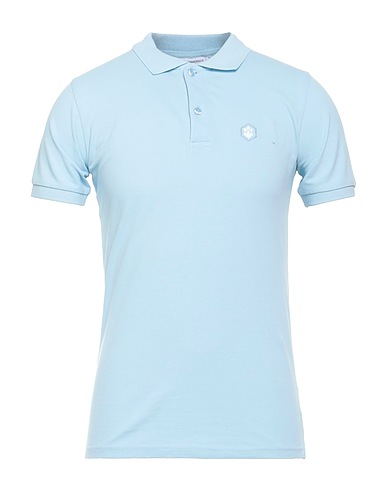 LUMBERJACK Polo shirt URBANATURE Sky blue 100% Cotton