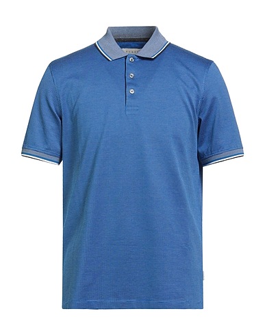 BUGATTI Polo shirt Blue 100% Cotton