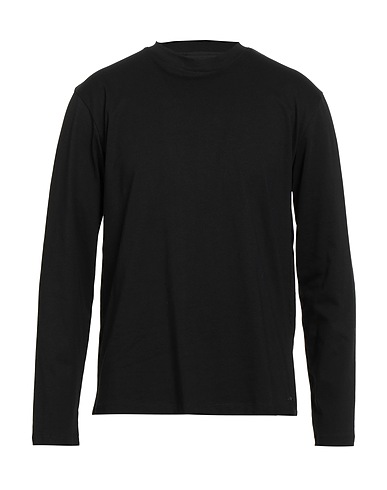 SEINSE Basic T-Shirt Black 95% Cotton, 5% Elastane