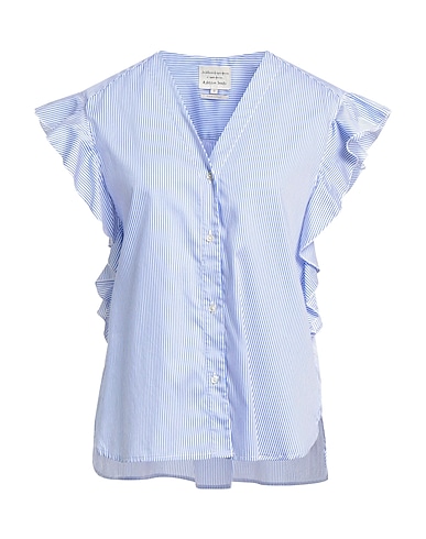ALESSIA SANTI Striped shirt Blue 100% Cotton