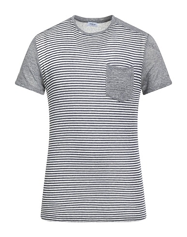 DISTRETTO 12 T-shirt Midnight blue 48% Linen, 48% Viscose, 4% Elastane