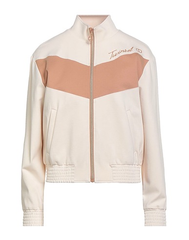 TWINSET Sweatshirt Cream 68% Viscose, 27% Polyamide, 5% Elastane