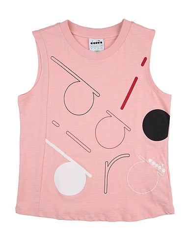 DIADORA T-shirt Pink 100% Cotton