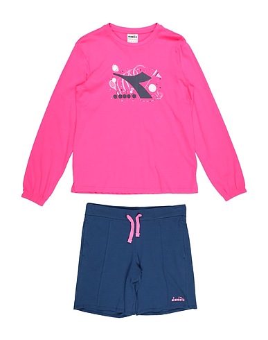 DIADORA T-shirt Fuchsia 100% Cotton