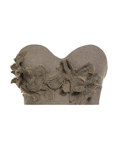 ERMANNO SCERVINO Bustier Military green 70% Wool, 20% Silk, 10% Cashmere, Cotton, Polyamide