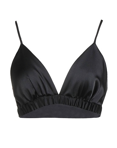 SIMONA CORSELLINI Top PARTY EDITION Black 96% Polyester, 4% Elastane