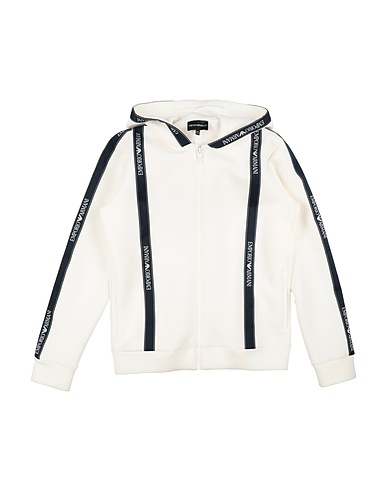 EMPORIO ARMANI Sweatshirt White 64% Cotton, 31% Viscose, 5% Elastane, Polyester