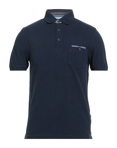 BUGATTI Polo shirt Midnight blue 100% Cotton