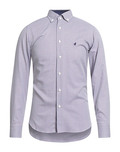 RODRIGO Checked shirt Blue 100% Cotton