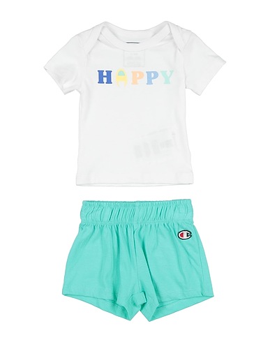 CHAMPION ベビーセットアップ  ホワイト コットン 100%