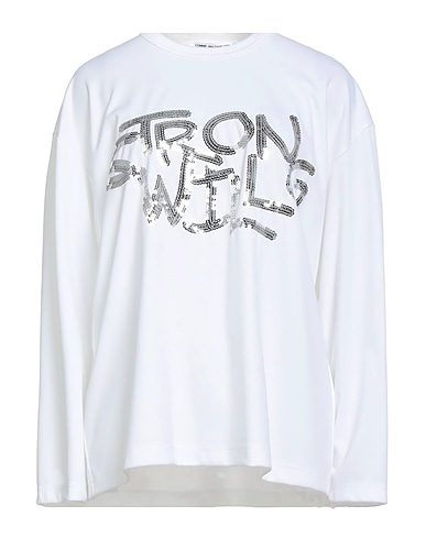 COMME des GARÇONS Oversized t-shirt Λευκό 100% Πολυεστέρας