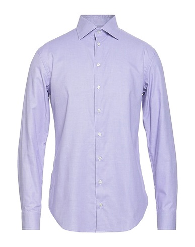 GIORGIO ARMANI Solid colour shirt Lilac 100% Cotton