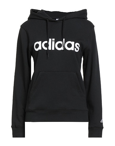 ADIDAS Felpa Nero 100% Cotone