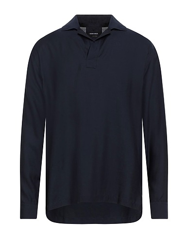 GIORGIO ARMANI Chemise de couleur unie 84% Lyocell, 16% Soie