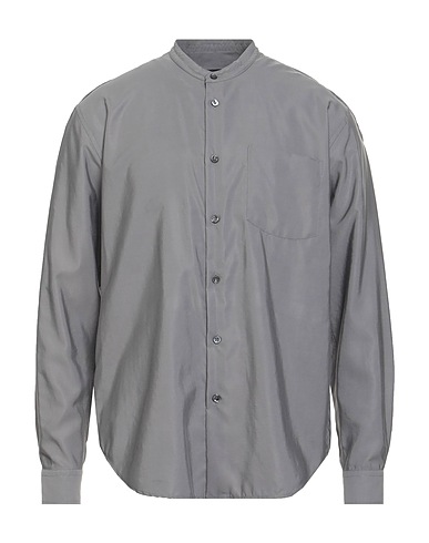 GIORGIO ARMANI Solid colour shirt 82% Silk, 18% Polyamide