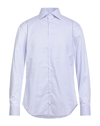 GIORGIO ARMANI Striped shirt Sky blue 100% Cotton
