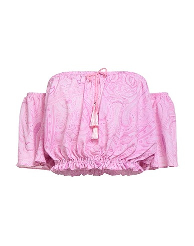 GAëLLE Paris Off-the-shoulder top Pink 98% Polyester, 2% Elastane