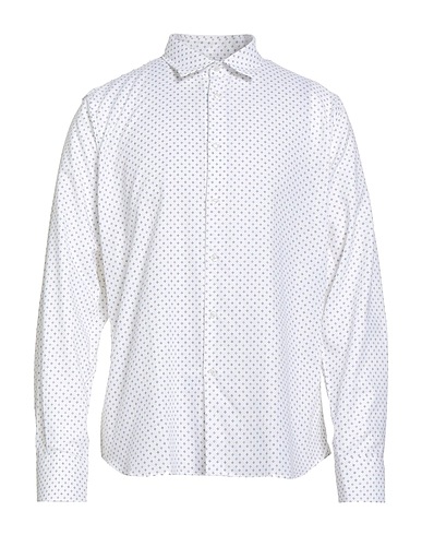 LUXURY Patterned shirt White 100% Cotton