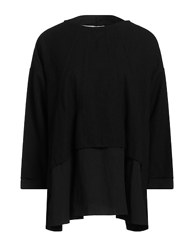 TOOGOOD Top Black 100% Wool, Cotton