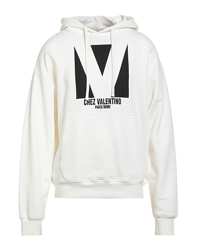 VALENTINO GARAVANI Felpa Bianco 100% Cotone
