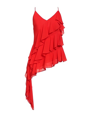 ALICE MILLER Top Rosso 100% Poliestere