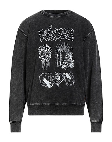 VOLCOM Sweatshirt Charcoal 100% Cotton