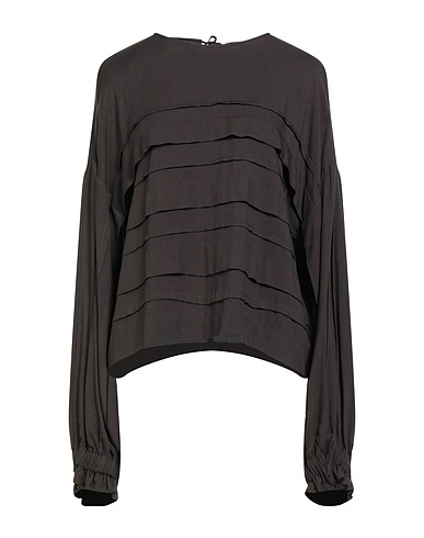ALYSI Top CRÈME Dark brown 100% Viscose